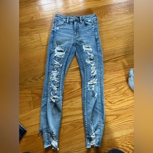 American Eagle distressed jeans